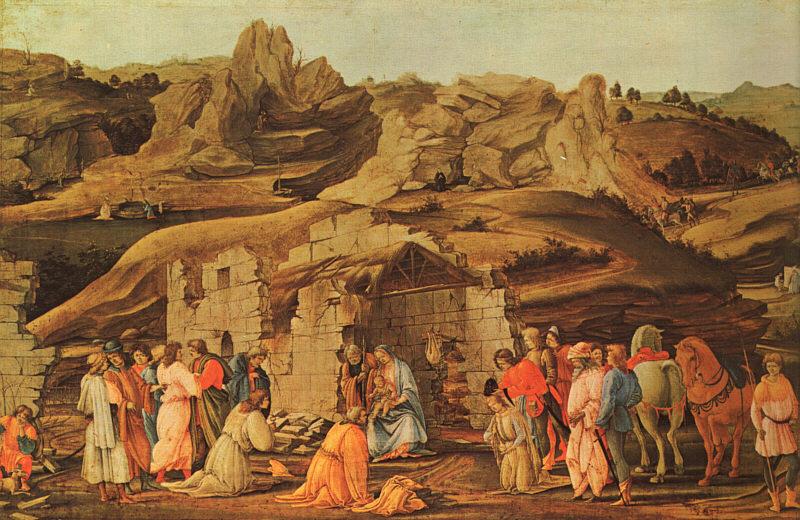 Filippino Lippi The Adoration of the Kings France oil painting art